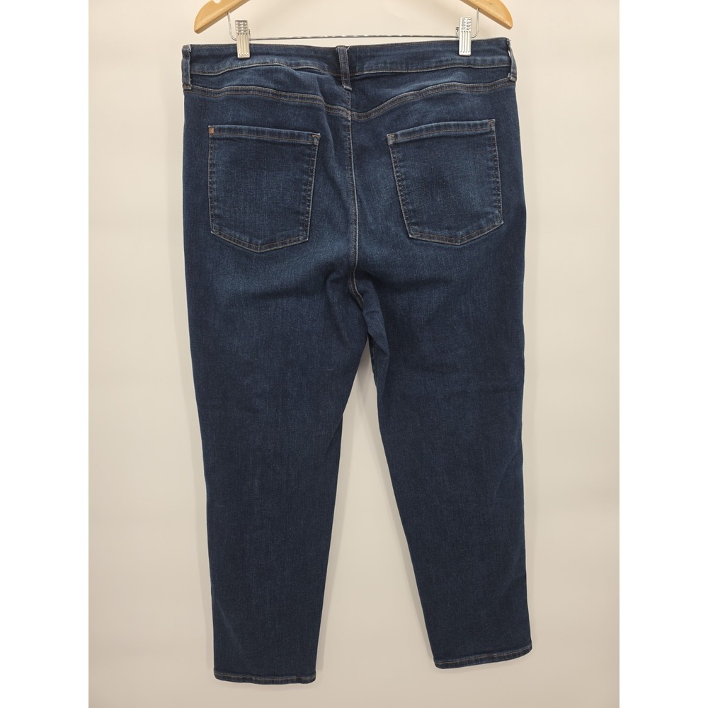 Chico's Define Me Slim Leg Ankle Jeans Size 3R US 16 XL Dark Wash Stretch - Picture 5 of 11